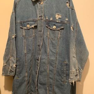 Distressed Denim Jacket